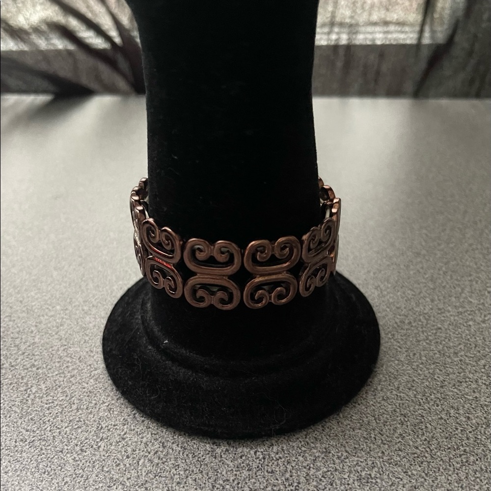 Vintage Bronze/Copper Stretch Bracelet